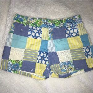 Lilly Pulitzer Prussia Patch Summer Shorts size 0